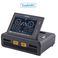 ToolkitRC M8D 2CH 1600W écran tactile double canaux chargeur rapide 50A 3.5 ''écran rabattable 65W hauteur 1-8S RC Lipo LiHV batterie LiFe