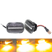 Accessoires pour véhicules, systèmes d'éclairage automobile, éclairage extérieur automobile, feux de position latéraux à LED, clignotants larges, feux d'avertissement