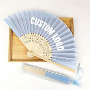 Éventail pliable personnalisé imprimé, portable, pour les mariages et les fêtes, les événements festifs et les cadeaux d'entreprise - Product Image 1