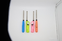 Nouveau briquet électronique en plastique avec clip pour l'Europe, conforme aux normes ISO9994 EN13869