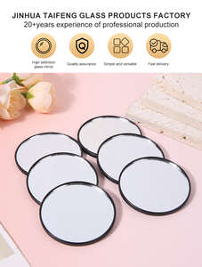 Biểu Tượng Tùy Chỉnh Xách Tay Round Shape Single Side <span class=keywords><strong>Mini</strong></span> Trang Điểm Gương - Product Image 6