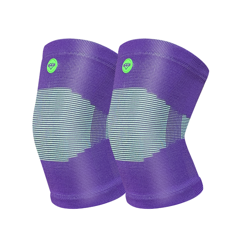 Manche de genou violette