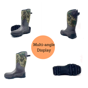 Sản Xuất Tùy Chỉnh 800G Cách Nhiệt Không Thấm Nước Ngụy Trang Cao Su Duy Nhất Neoprene Lót Săn Bắn Khởi Động Cho Nam Giới - Product Image 2