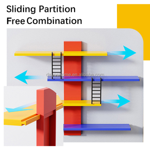 Nuevo estante de exhibición de modelo de trabajo hecho a mano de plástico de Combinación libre, estante de almacenamiento de figuras de juguete montado en la pared duradero - Product Image 5