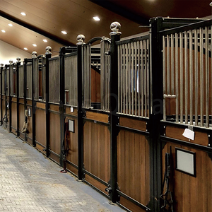 奇前制造7.2英尺高金属欧式马厩框架永久马厩定制竹制马厩 - Product Image 5