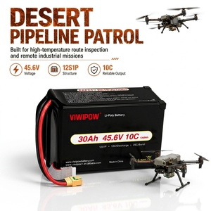 Batterie UAV semi-solide 30000mAh 12S, batterie lithium-ion haute capacité pour drone agricole et industriel - Product Image 1