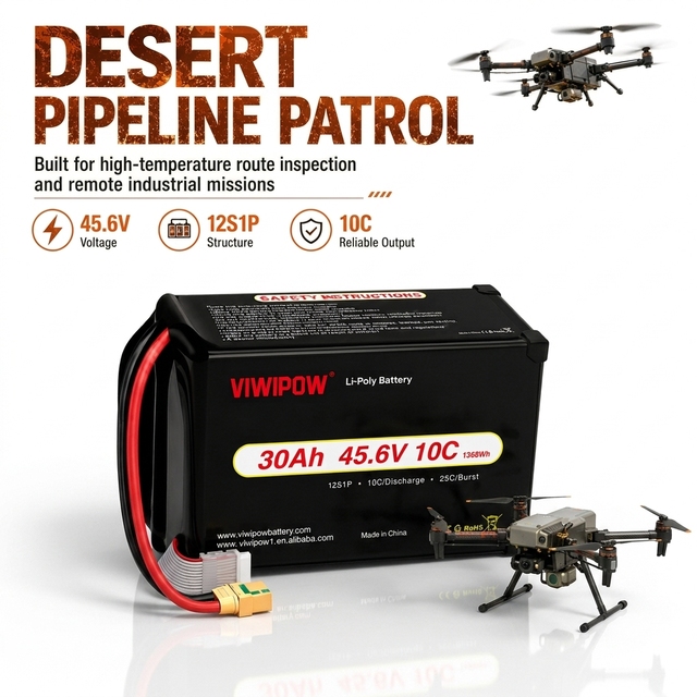 30000mAh 12S Semi Solid State UAV Battery High Capacity Lithium Ion Drone Battery Pack for Agricultural Industrial Drone