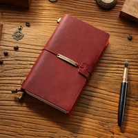 Ästhetische Hardcover Echtleder-Tagebücher mit Anpassbarem Logo, Geprägter Planer, Notizbuch aus Leder, Dicke Agenda