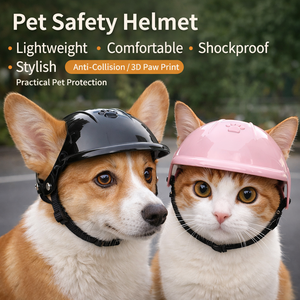 Casques <span class=keywords><strong>pour</strong></span> chats et chiens - Chapeaux de protection <span class=keywords><strong>pour</strong></span> la conduite en extérieur - Casques de protection <span class=keywords><strong>pour</strong></span> les voyages en plein air - Casques conçus <span class=keywords><strong>pour</strong></span> chats et chiens - Product Image 1
