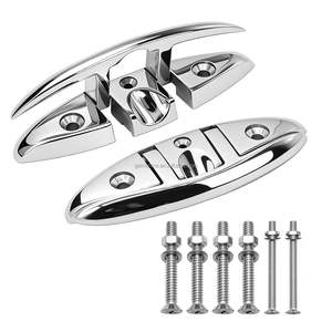 Herrajes de Montaje para Embarcaciones, Grillete de Cubierta Plegable de Acero Inoxidable 316, Grillete Empotrado para Amarre de Cuerdas - Product Image 4