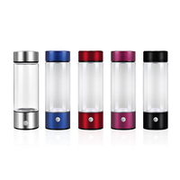 Fabricant de tasse d'eau riche en hydrogène Solution d'eau à haute teneur en borosilicate Tasse à eau hydrogène-ion avec logo personnalisé