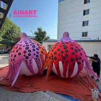 Aire de jeux pour enfants Zoo Park Décoré Gonflable Gros Ballon Animal de Bande Dessinée