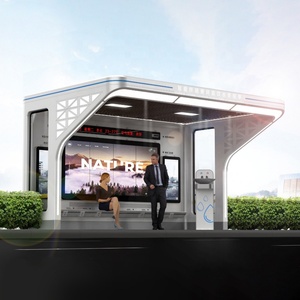 Paradas de Autobús <span class=keywords><strong>Inteligentes</strong></span> con Energía Solar, Pantallas LED, Estructura de Aleación de Aluminio, Ecológicas, Cobertura Wi-Fi, Llegada de Autobuses en Tiempo Real - Product Image 6