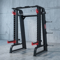 Equipo de Gimnasio Comercial, Máquina Smith para Entrenamiento de Pecho y Brazos, Entrenador de Gimnasio de Acero Inoxidable