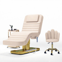 Table de massage électrique portable pour spa capillaire, lit de beauté, table de soin du visage, lit pour extensions de cils pour salon de beauté
