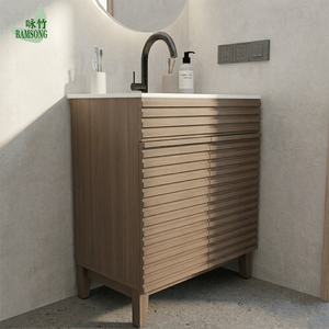 Set Moderno di Mobile <span class=keywords><strong>Bagno</strong></span> Autoportante, Pronto per la Consegna Locale negli USA, Ecologico, Facile da Montare, <span class=keywords><strong>Arredo</strong></span> <span class=keywords><strong>Bagno</strong></span> per Casa - Product Image 6