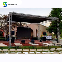 Estructura de Aluminio para Conciertos y Eventos al Aire Libre, Truss para Actuaciones, Truss de 400 mm F34, Pilar de Truss