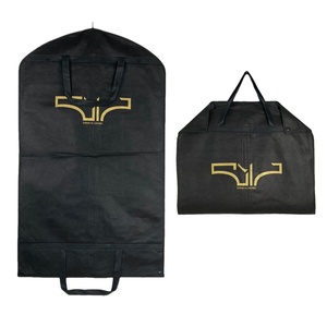 <span class=keywords><strong>Housse</strong></span> de vêtement personnalisée en non-tissé de haute qualité avec fermeture éclair pour costumes, vestes, chemises, manteaux – Housses de protection durables pour le voyage - Product Image 1