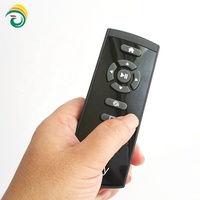 Control Remoto Universal Inteligente de 10 Botones, Color Negro, con Alcance de 8-18m para Lámparas, Aire Acondicionado, TV Box, Compatible con Personalización