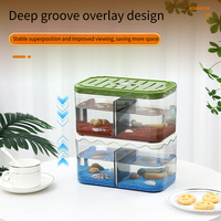 Aquarium de bureau très Transparent petit ménage Betta Fish Tank haut de gamme sensation résistant aux chutes salon ornemental