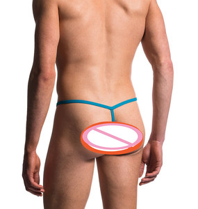 Sous-vêtements pour hommes en polyamide de la série Hot Rainbow, string gay respirant, <span class=keywords><strong>tanga</strong></span> - Product Image 2