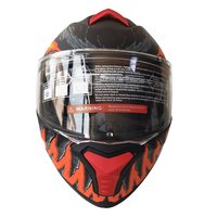 Casque rabattable avec visière Revo, éclairage LED, modèles flash pour casque de moto intégral