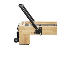 Cama de Pilates Profesional de Madera de Arce con Diseño Silencioso y Suave para Equipo de Entrenamiento de Pilates en Casa, Estudio o Comercial