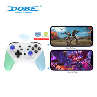 Control de Juego Inalámbrico DOBE Personalizado para Entretenimiento en el Hogar, con Luces LED y Joystick 3D para Nintendo Switch, iOS, Android y PC