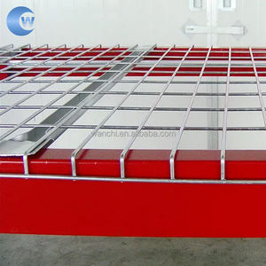 채널 방화 창고 랙 시스템 저장용 용접 금속 메쉬 와이어 데크 패널 - Product Image 5