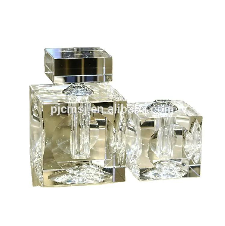 luxury crystal perfume bottle /perfume glass bottle for gift and souvenir PB-003