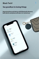 Traceur GPS intelligent anti-perte certifié MFi en plastique pour AirTag, compatible avec le réseau Localiser (iOS) pour iPhone et localisation d'enfants