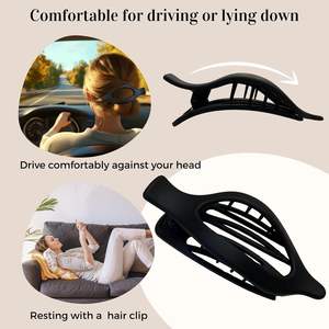 Pinces à <span class=keywords><strong>cheveux</strong></span> plates en plastique, grandes pinces à bec de canard tendance pour un volume important, maintien solide, antidérapantes, pinces à <span class=keywords><strong>cheveux</strong></span> pour femmes et filles - Product Image 1