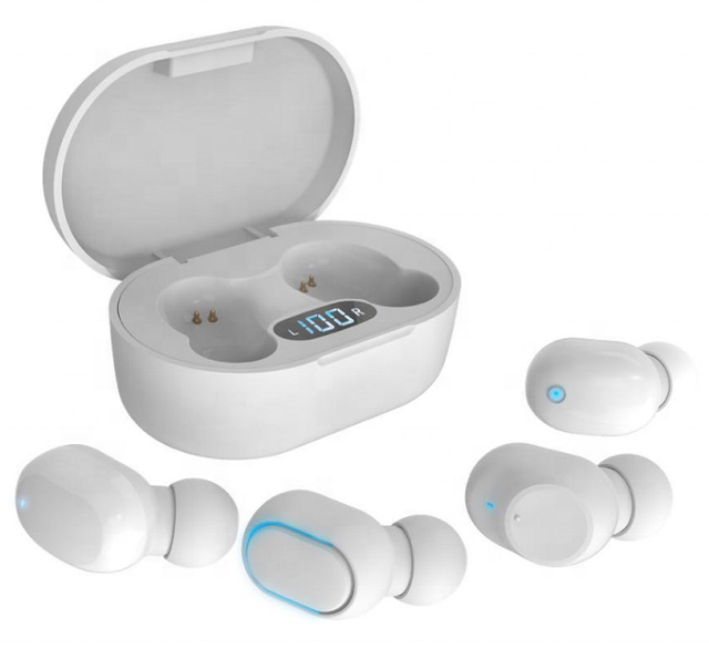 Low Shipping New TWS Wireless Noise Canceling Sport Earbuds with IPX5 Waterproof 4-5 Hours Playtime & 51-60ms Low Delay