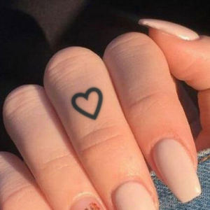 Tatuaje Temporal Unisex con Diseño de Corazón, Duradero 15 Días, Orgánico, Transferible con Agua, Semipermanente, a Base de Plantas, <span class=keywords><strong>para</strong></span> <span class=keywords><strong>Parejas</strong></span> - Product Image 2