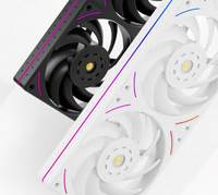 Ventilateur de refroidissement CPU en aluminium Lev-ita Vision 360 UB ARGB NOIR 120 mm à roulement fluide pour boîtier d'ordinateur, haute performance en pression d'air