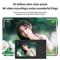 Cámara Digital Portátil H22, Cámara de Video 4K, Cámara de Fotos de 50MP, Zoom Digital 16X, Cámara de Bolsillo Ligera para Viajes