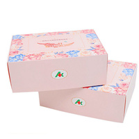 Boîtes d'expédition personnalisées en carton ondulé double pliage noir et rose pour petites entreprises