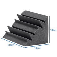 Dongguan Sound Studio Piège à basses en mousse acoustique pour panneau insonorisant en mousse d'angle 30*30*50cm