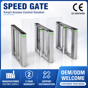 Torniquete de Alta Velocidad de Altura Completa con Sistema de Control de Acceso por Código QR para Estaciones de Metro y Gimnasios, Precio Directo de Fábrica - Product Image 1