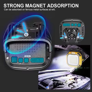 Lampe de travail portable à LED rechargeable, magnétique, étanche, sans fil, pour le chantier - Product Image 3