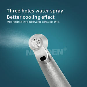 Mini Turbina Dental de Aire con Botón de Presión y Rodamiento de Cerámica con Luz LED de Fibra Óptica Acoplamiento Rápido Quirúrgico de 45 Grados - Product Image 3