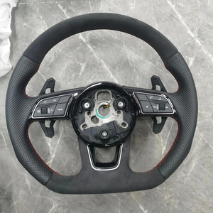 Volante Deportivo de Fibra de Carbono Compatible con los Modelos <span class=keywords><strong>Volkswagen</strong></span> Golf 6/7 Serie R, Passat B8 Mk7/Mk8, <span class=keywords><strong>Arteon</strong></span>/CC, Jetta - Product Image 2
