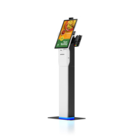 Máquina de Pedidos de Autoservicio Vertical de 21.5 Pulgadas, Máquina de Venta de Boletos para Cine y Supermercado, Terminal de Autoservicio con Pago por Código de Escaneo