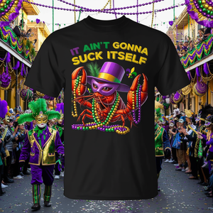 Camiseta de Mardi Gras para hombre con diseño de langostinos y la frase 'It's Gonna Be Okay', ropa promocional - Product Image 3