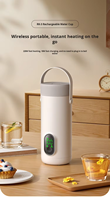 Thermos intelligent portable avec batterie rechargeable bouilloire électrique chauffe-eau café contrôle de la température pour la maison et la voiture