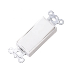 Interrupteur mural à bascule unipolaire Barep 15A 120V US avec <span class=keywords><strong>plaque</strong></span> de couverture pour éclairage électrique - Product Image 2
