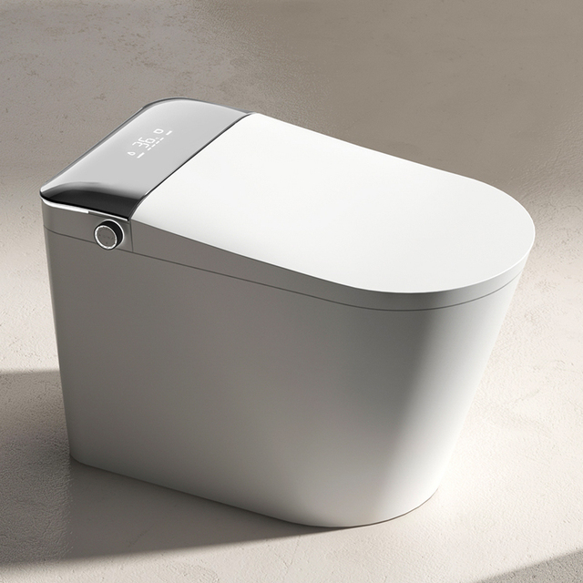 Market Trending Elongated Bathroom Heat Seat Bidet Washing Hip Washing Remote Control Inodoros Inteligentes Smart Toilet