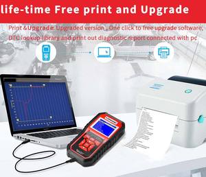 Outil d'analyse de moteur de véhicule universel professionnel direct d'usine I/M préparation données en direct OBD II/OBD2 outil de Diagnostic Scanner de Diagnostic KW kw - Product Image 6