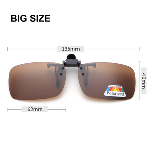 Gafas de sol polarizadas para conducción de automóviles, montura verde y gris con lentes Tac con clip, gafas para PC - Product Image 3