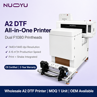 Nueva Impresora Automática Todo en Uno NUOYU A2 DTF con Cabezales Xp600/I3200/I1600, Máquina de Transferencia de Calor de Alta Resolución para Ropa Deportiva y Camisetas